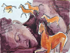 Wild Red Horses